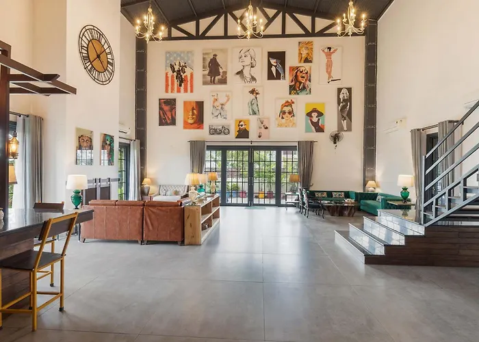 Stayvista'S The Barn House - Farm-View With With Bonfire, Indoor Pool & BarVilla